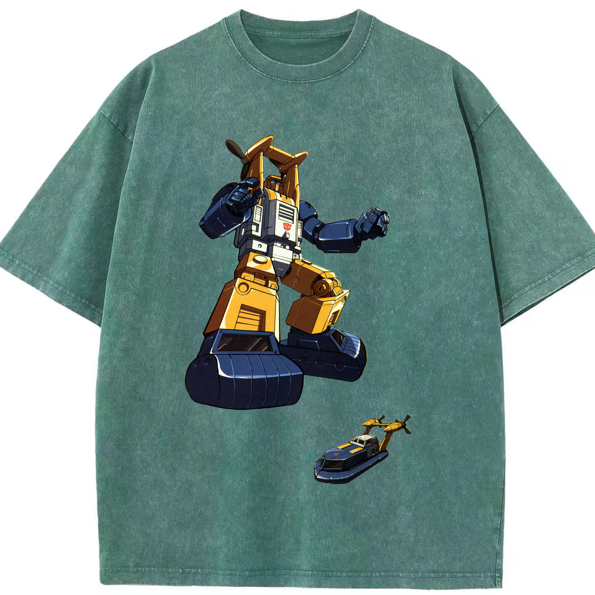 （画像用）  綿100% ヴィンテージ風 半袖Tシャツ（フロントプリント）
